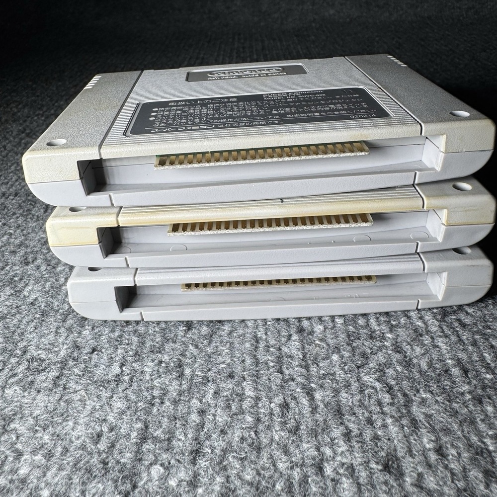 Nintendo‎ Super Famicom Cassette SNES Games Retro Japan 90s Bundle Lot X 3 Games - Picture 10 of 11